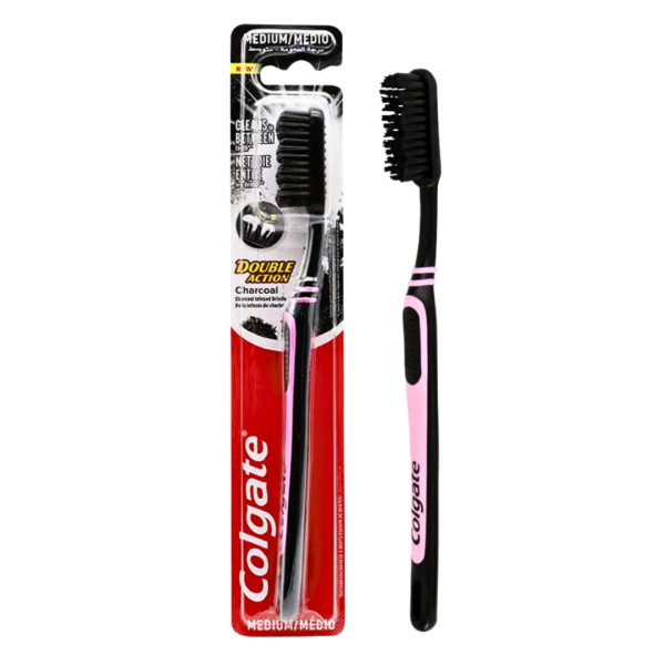 Colgate Toothbrush Double Action Charcoal