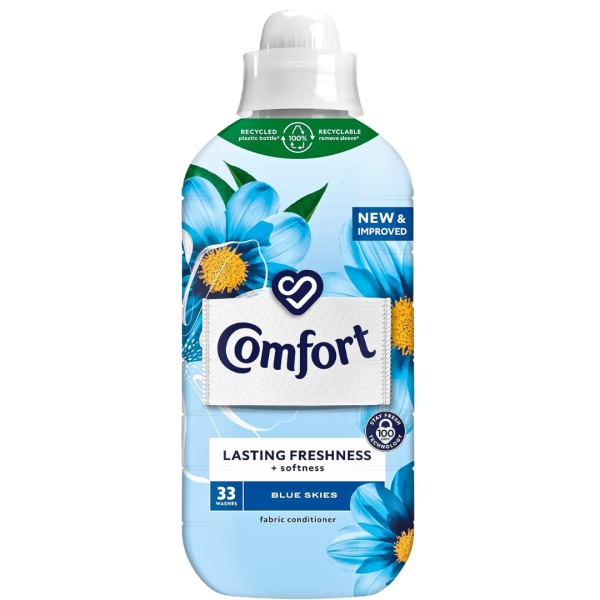 Comfort Fabric Conditioner 33W 990ml Blue Skies