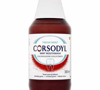 Corsodyl Mouthwash 300ml Mint
