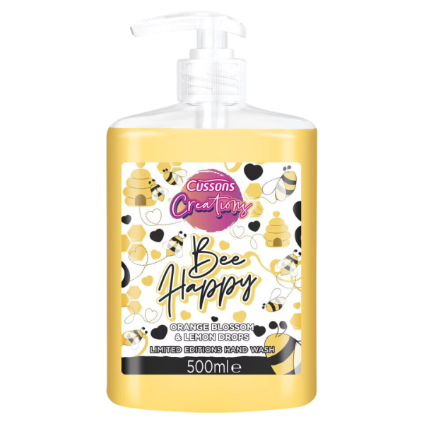 Cussons Pure H/W 500ml Bee Happy