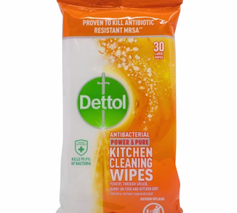 Dettol Antibacterial Wipes 30’s – Kitchen