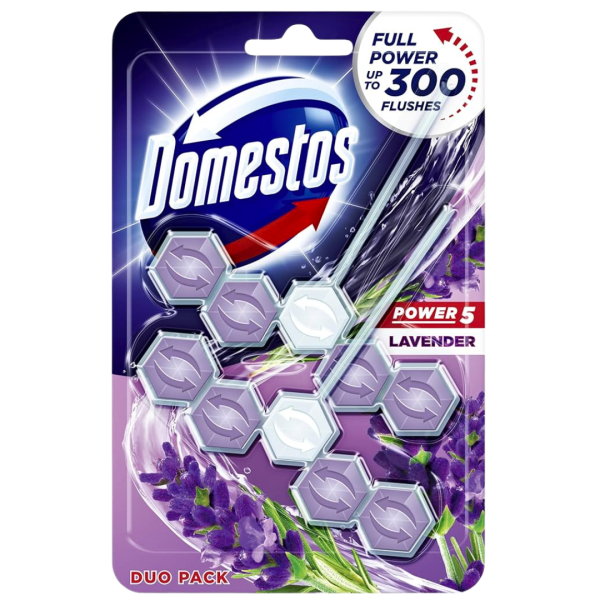 Domestos 55G Power Block Twin Lavender
