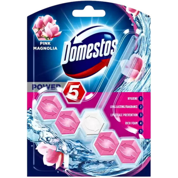 Domestos Toilet Block 53G Pink Magnolia
