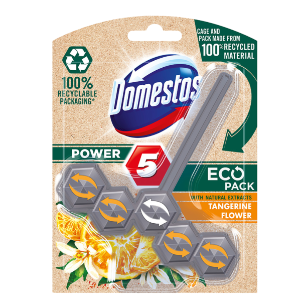 Domestos 55G Power Block Tangerine