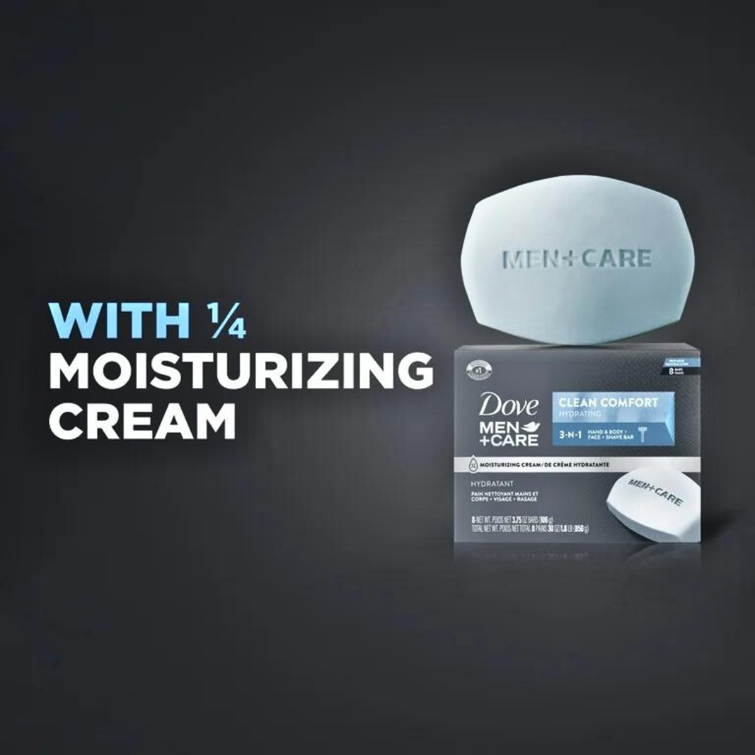 Dove Soap 90g PK4 Clean Comfort - Image 2