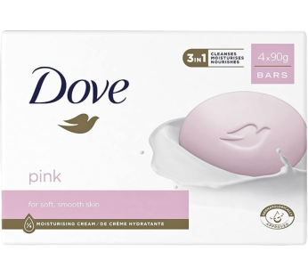 Dove Soap 90g PK4 Pink
