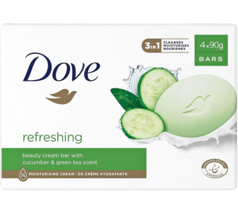 Dove Soap 90g PK4 Refreshing
