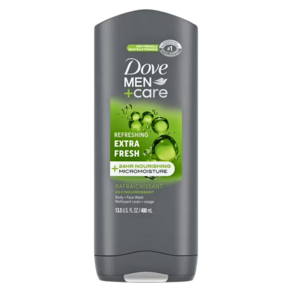 Dove Bath Men 400ml Extra Fresh