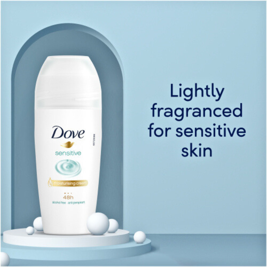 Dove Roll On 50ml Sensitive (New Style) - Image 2