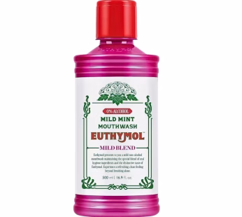 Euthymol Mouthwash 500ml Mild Mint