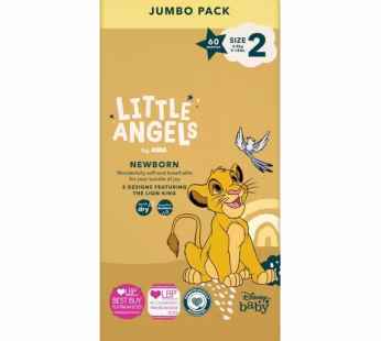 Little Angels Jumbo Size 2 60pcs