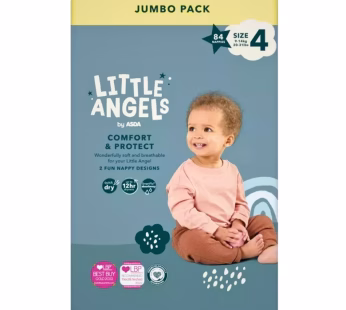 Little angels Jumbo Size 4+ 84pcs