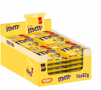M&M’s Treat Bag 82g Peanut(1×16)
