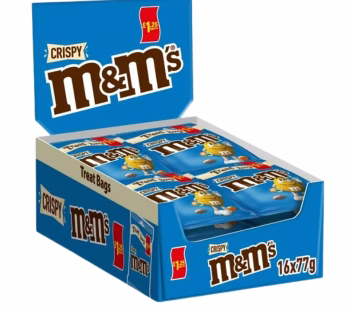 M&M’s Treat Bag 77g Crispy (1×16)