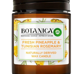 Botanica Candles 205G Fresh Pineapple and Tuni Rose