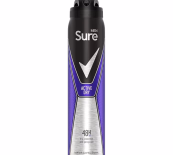 Sure Deo Spray 250ML Active Dry