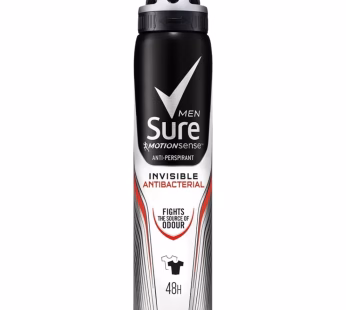 Sure Deo Spray 250ML Invisible Antibac