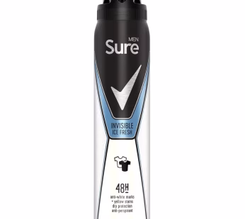 Sure Deo Spray 250ML Invisible Ice Fresh