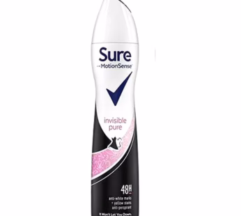 Sure Deo Spray 250ML Invisible Pure