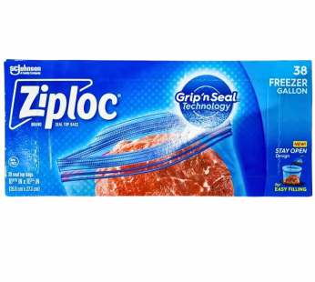 Ziploc Freezer Gallon 38